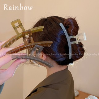 [Rainbow] ใหม่ กิ๊บติดผมเจลลี่ ขนาดใหญ่ 13 ซม. สําหรับผู้หญิง