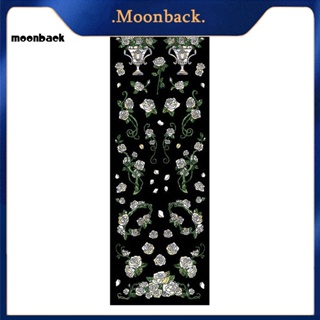 &lt;moonback&gt; สติกเกอร์แพลนเนอร์ ลายดอกกุหลาบ สไตล์เรโทร ติดทนนาน ลอกออกได้ สําหรับติดตกแต่ง 1 แผ่น