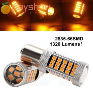 Mayshow ไฟตัดหมอก LED 1156 สีเหลืองอําพัน สว่างมาก 2 ชิ้น ต่อชุด 10 ชิ้น ต่อชุด