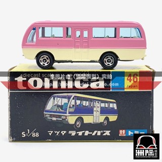 Tomy TOMICA กล่องสีดํา 46-1 [MAZDA LIGHT BUS] ผลิตในญี่ปุ่น~2