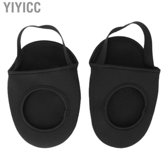 Yiyicc Cycling Shoe Toe Cover Micro Elastic Fabric Bike Exquisite Workmanship Flat  Stitching for Outdoor Activities