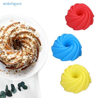 Widefigure แม่พิมพ์ซิลิโคน รูปก้นเกลียว 3d สําหรับทําคัพเค้ก ขนมหวาน ขนมหวาน DIY