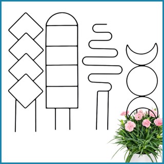 โครงไม้เลื้อยโลหะ ขนาดเล็ก 4 ชิ้น สําหรับปลูกต้นไม้ DIY