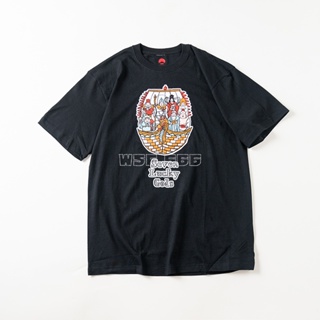 [พร้อมส่ง] X BEAMS JAPAN Co branded Seven Blessings เสื้อยืดคอกลม แขนสั้น ผ้าฝ้าย พิมพ์ลาย