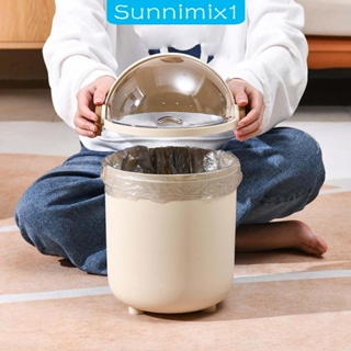 [Sunnimix1] ถังขยะ ขนาดเล็ก แบบพกพา สไตล์โมเดิร์น สําหรับห้องน้ํา กลางแจ้ง