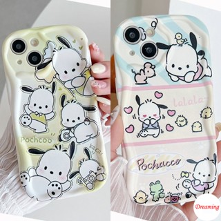 เคสโทรศัพท์มือถือ ขอบโค้ง ลายสุนัขโกหกน่ารัก สําหรับ VIVO V27E V25E V23E V21E V15 V19 S1 Pro Y02S Y27 Y22S Y21S Y20S Y35