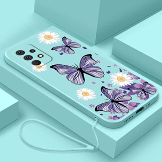 เคสโทรศัพท์มือถือ ซิลิโคน กันกระแทก ลายดอกเดซี่เล็ก สําหรับ Samsung Galaxy A52 A52s A72 5G A32 A12 A42 A22 5G