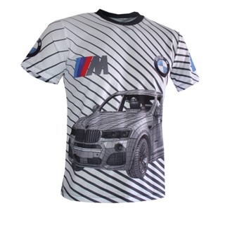 Camiseta เสื้อยืดแฟชั่น พิมพ์ลาย BMW Maglietta M-Power Nurburgring Travel