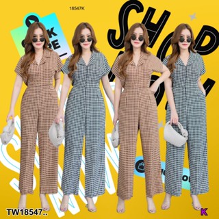 ส่งไว 💗พร้อมส่ง  Jumpsuit #สาวอวบ จั้มสูทขายาว กราฟฟิก ชุดไปทะเล ชุดเซ็ท ชุดเดรส เสื้อผ้าสาวอวบ ทำงาน