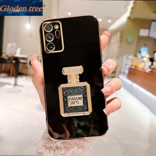 เคสโทรศัพท์มือถือ แบบพับได้ ลายต้นไม้ Gloden พร้อมขาตั้งกล้อง สําหรับ Samsung Galaxy Note 20 Ultra 5G 4G S20 Ultra S20 Plus S20 FE Note20