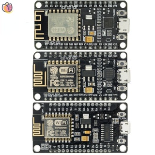 โมดูลไร้สาย CH340 CP2102 CH9102X NodeMcu V3 V2 Lua WIFI อินเตอร์เน็ต บอร์ดพัฒนาสิ่งต่างๆ ESP8266 ESP-12E พร้อมเสาอากาศ pcb YIDEA