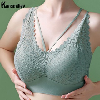 Kansmilley Bralette เสื้อชั้นในดันทรง ลูกไม้ สําหรับผู้หญิง