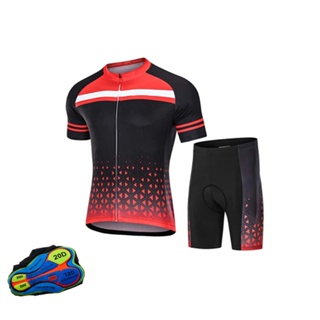 ใหม่ ชุดเสื้อกีฬาแขนสั้น เหมาะกับฤดูร้อน สําหรับขี่จักรยาน MTB Pro