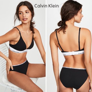 【พร้อมส่ง】ของแท้ 100% Calvin Klein ชุดชั้นใน ไม่แข็ง เสริมฟองน้ํา ทรงสามเหลี่ยม คัพ สําหรับผู้หญิง Jennie