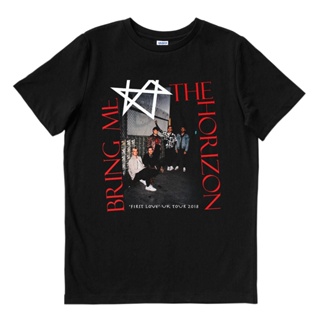 เสื้อยืดแขนสั้น[S-5XL] พาฉันไปทัวร์อังกฤษ BMTH 18 | เสื้อยืด พิมพ์ลายวงดนตรี | เพลงเมอร์ช | Unisex | เสื้อยืด พิมพ์ลายดน