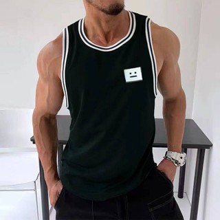 Quick-Drying Sports Casual Slim Fit Tank Top Sleeveless T-shirt Fitness Muscle Men Summer Workout Jersey Waistcoat Basketball Wear 7ssJ