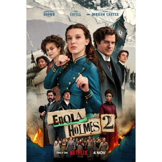 Enola Holmes เอโนลา โฮล์มส์ (2020-2022) DVD หนัง มาสเตอร์ พากย์ไทย