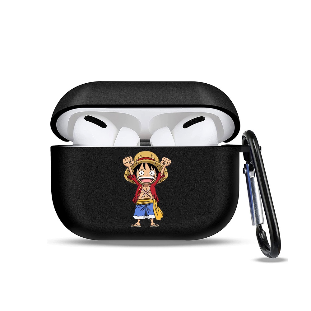 เคสหูฟังบลูทูธ TPU ลายการ์ตูนวันพีช สําหรับ Apple AirPods Pro AirPods 3 2 1