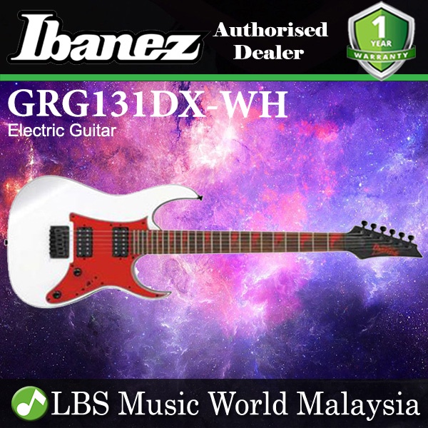 Ibanez GRG131DX Solid Poplar Body Humbucker Pickup กีตาร์ไฟฟ้า - สีขาว (GRG131 DX)