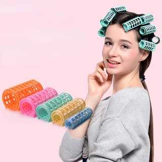 Fluffy Bangs Curlers เครื่องมือทําผม Simple Hair Curler Set Curly Hair Roller Curling Hairdressing เครื่องมือ