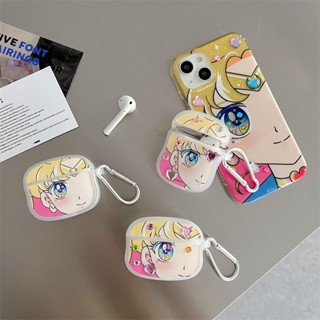 เคสหูฟังบลูทูธ ลายการ์ตูนเซเลอร์มูน สําหรับ AirPods Pro2 Airpod Pro 1 2 3 AirPods Pro 2