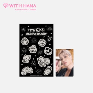 EXO 11th Anniversary Glow-In-The-Dark Sticker &amp; Photo Card Set