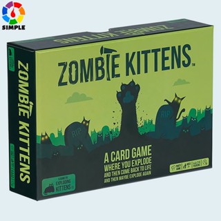 Zombie Kittens by Exploding Kittens - Card Games for Adults Teens &amp; Kids - Fun Family Games