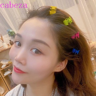 Cabeza กิ๊บติดผม โลหะผสม ทรงเรขาคณิต สีแคนดี้ สไตล์เกาหลี สําหรับเด็ก