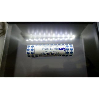 เหรียญบรรจุหลอด 50 เหรียญ เหรียญหมุนเวียน 1 บาท หลังวัดพระศรืๆ พ.ศ.2549