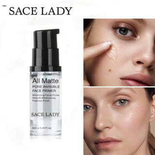 Sace Lady Face Pores Hydrating Makeup Base Primer Liquid Natural Moisturizer ไวท์เทนนิ่งเครื่องสำอาง Make Up Long Lasting Facial Skin Nuuo