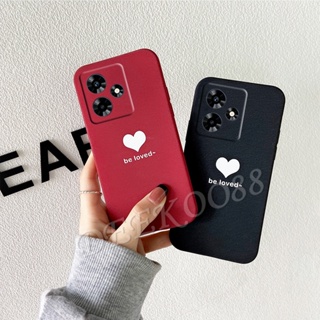 ใหม่ เคสโทรศัพท์มือถือ TPU นิ่ม เนื้อแมตต์ ปิดด้านหลัง ลายหัวใจ สําหรับ Realme C53 C55 NFC 4G RealmeC53 RealmeC55 2023