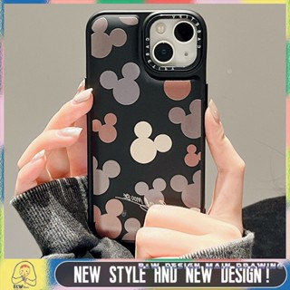 เคสซิลิโคนนิ่ม ลายการ์ตูนมิกกี้เมาส์ กันกระแทก สําหรับ iPhone 14 13 12 11 Pro MAX IX XS MAX XR