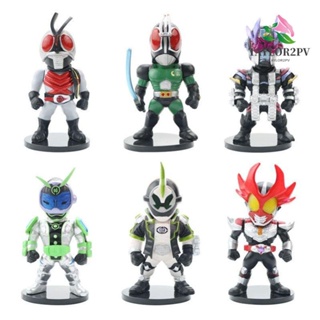 Taylor2pv โมเดลฟิกเกอร์ PVC Kamen Rider 6 ชิ้น ต่อชุด สําหรับเก็บสะสม