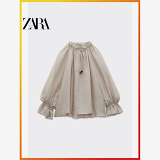 Zara ใหม่ เสื้อเชิ้ต สไตล์วันหยุด สําหรับผู้หญิง 3109903 711