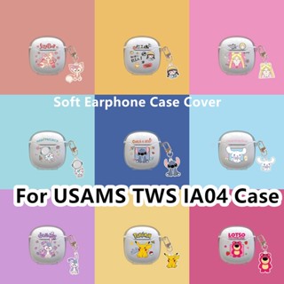 พร้อมส่ง! เคสหูฟัง แบบนิ่ม ลายการ์ตูนปิกาจู และสุนัข Yugui สําหรับ USAMS TWS IA04 USAMS TWS IA04