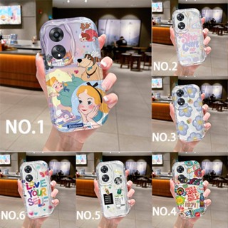 3D สําหรับ OPPO Reno8T Reno8Z Reno7Z Reno6Z 5G Reno6 Reno5 Reno9 Reno 8T 8Z 7Z 6Z 9 9Pro 7Pro 6 5 เคสมือถือ Soft TPU Case เคสป้องกัน Cute Cartoon Girl English Letters เปลือกโปร่งใส เปลือกกันกระแทก เปลือกสบู่แฟชั่น