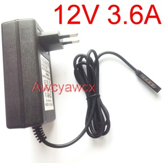 อะแดปเตอร์ชาร์จแท็บเล็ต AC DC 12V 3.6A 2A 3600mA 48W สําหรับ Microsoft Surface MS RT Pro 1 2 10.6 Win 8 1572 1536 1514