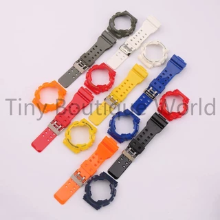 ชุดสายนาฬิกาข้อมือซิลิโคน และเรซิ่น สําหรับ G-Shock GA-110 GA100 GA120 GA-140 GA150 GD-120 100 110 GLS-100 110 120