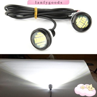 หลอดไฟสปอร์ตไลท์ 12V 15W Motor Daytime Running Backup LED สำหรับรถยนต์ 1 คู่