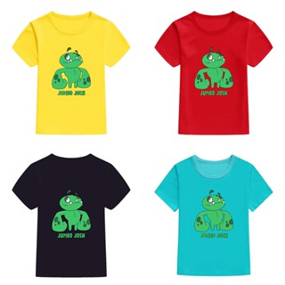 Mingyuan เสื้อยืดแขนสั้นลําลอง ทรงหลวม ลาย GARTEN OF BANBAN Jumbo Josh สําหรับผู้ชาย และผู้หญิง