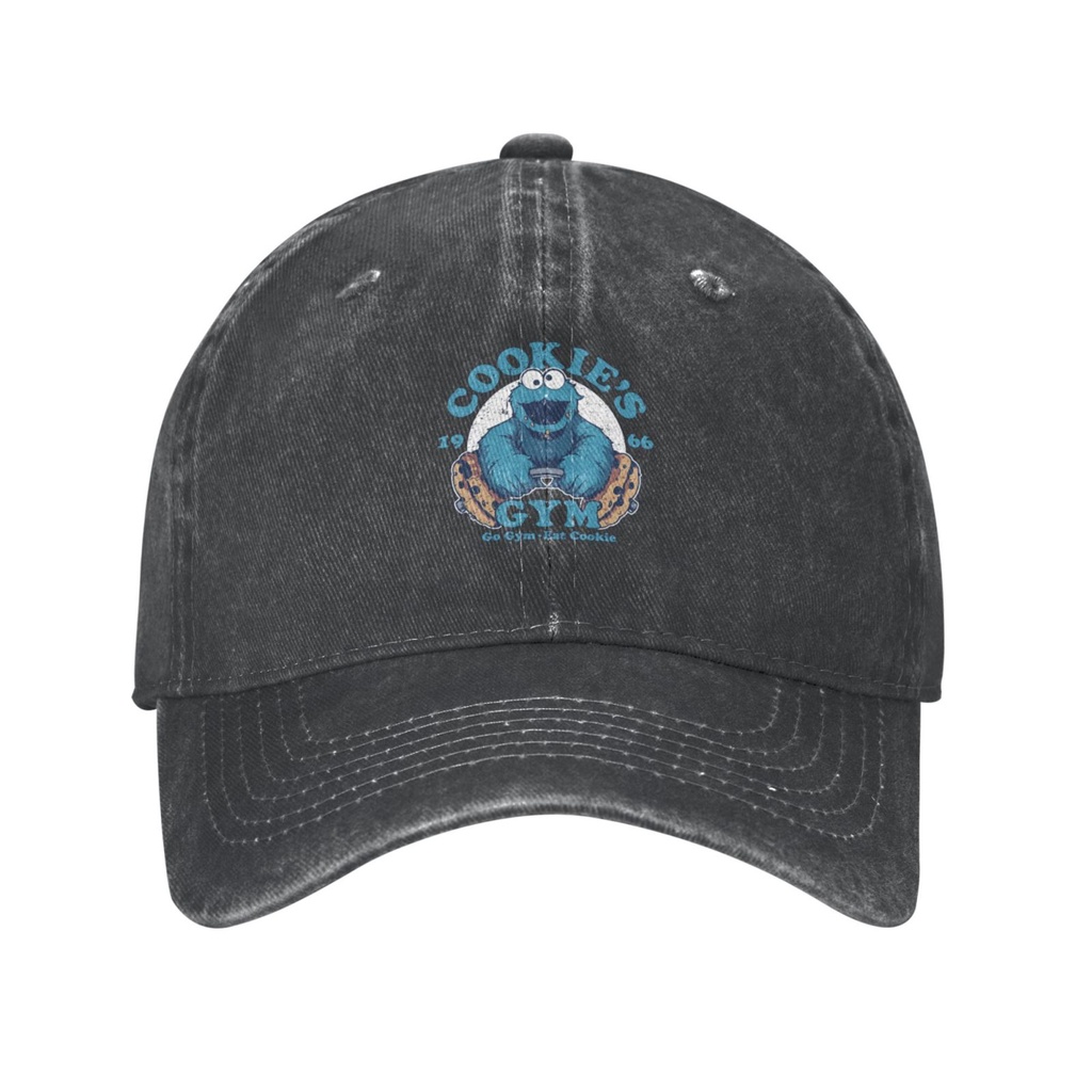 Moon Cookie Monster Cowboy Cap Retro Hip Hop
