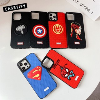 เคสโทรศัพท์มือถือ ซิลิโคน กันกระแทก ลาย Mar Vel X CASETiFY สําหรับ IPhone 11 12 13 14 Pro Max 14 Pro Max 13 Pro 12