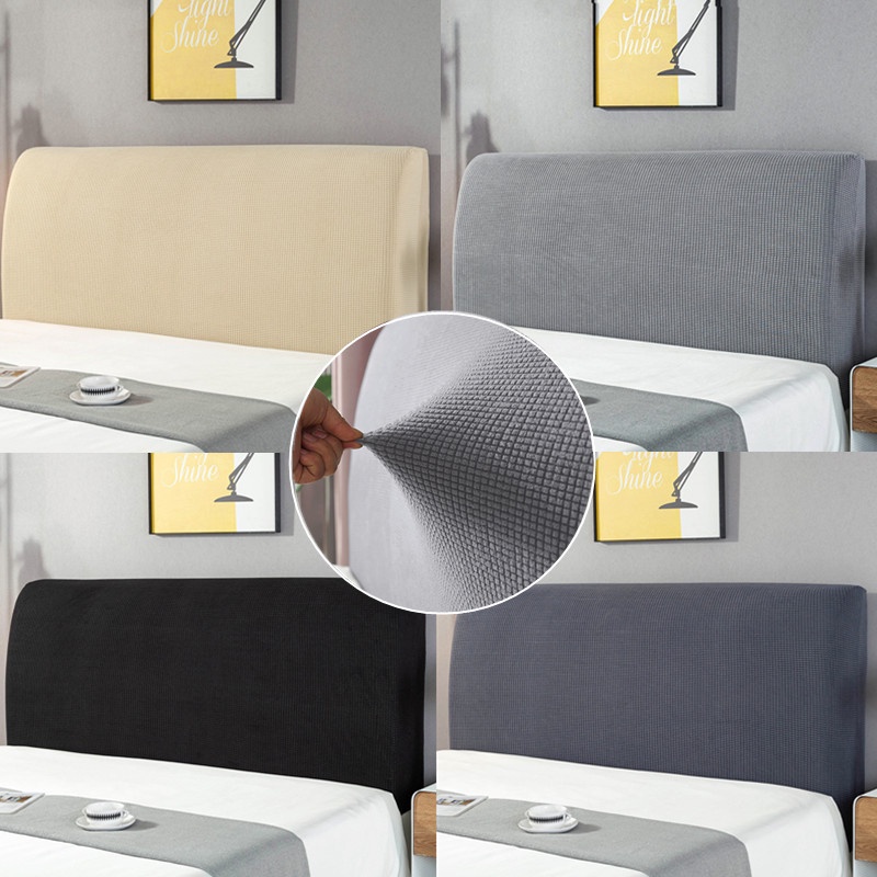 🍂New🍂 ผ้าคลุมหัวเตียง 5 ฟุต 6 ฟุต ผ้าโพลีเอสเตอร์ มี 5 ขนาดไซส์เตียง Bed Headboares Bedside Cover