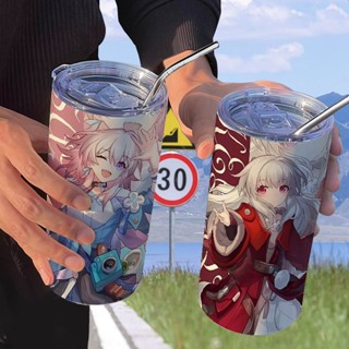 Honkai:  Star Rail Mug March 7th anime Kafka new Clara ACGN Seele animation Blade Thermos Asta Water Mug Dan Heng Jing Yuan Straw pop can