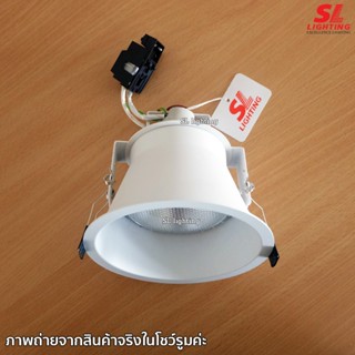 ไฟส่องสว่างแสงสวย SL LIGHTING | Recessed Downlight โคมไฟดาวน์ไลท์ฝังฝ้า PAR30 ขั้ว E27 รุ่น 6-SW-666