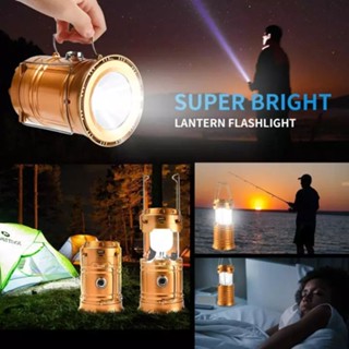 Lighting KAISER หลอดไฟโซล่าเซล USB Solar cell bulb หลอดไฟ led หลอดไฟ หลอดไฟกลม หลอดไฟชาร์จแบตได้ ไฟตั้งแคมป์