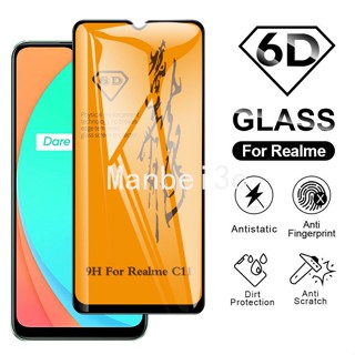 Super ฟิล์มกระจกนิรภัยกันรอยหน้าจอ 6D สําหรับ Realme C55 C35 C33 C31 C33 C30 C25 C25Y C25S C21 C21Y C20 C20A C17 C15 C12 C11 10 9 8 7 6 5 Pro 9i 8i 7i 6i 5i