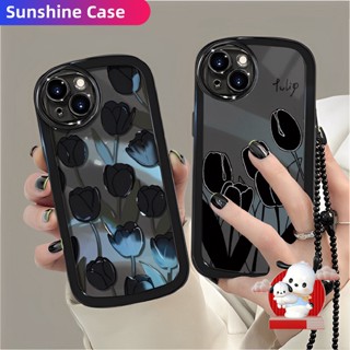 เคสป้องกันโทรศัพท์มือถือ TPU แบบนิ่ม ลายดอกทิวลิป สําหรับ Realme C35 C33 C31 C30 C25Y C21Y C25 C25s C12 C21 C20 C20A C11 C17 9i 7i C15 5 8i C3 10 Pro Plus Narzo 50A 50i