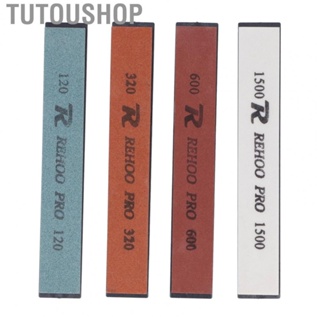 Tutoushop 4PCS  Sharpening Stone Fixed Angle Whetstone  Sharpener Set 120