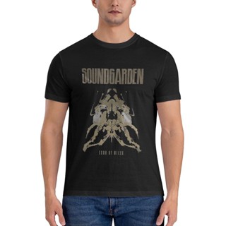 เสื้อยืด ผ้าฝ้าย พิมพ์ลาย Soundgarden Echo Of Miles สไตล์วินเทจ แฟชั่นอเมริกัน